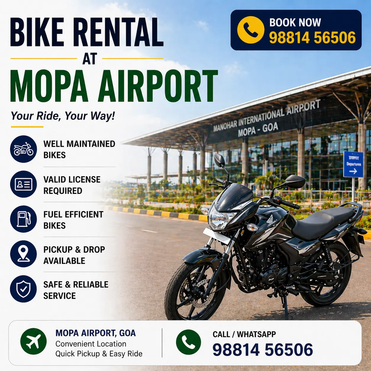 Bike Rental in Panjim Goa