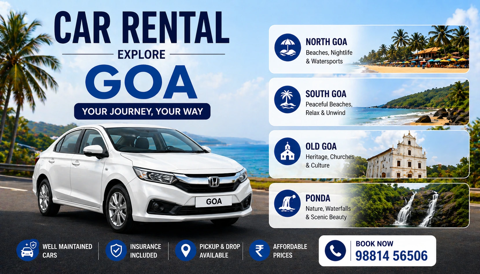 Car Rental service in Goa